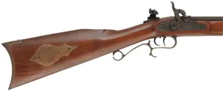 Thompson Center Hawken,
.54 caliber, 23-1/2" Sharon barrel,
percussion, walnut, brass, Lyman 57 peep sight,
used, by Thompson Center Arms